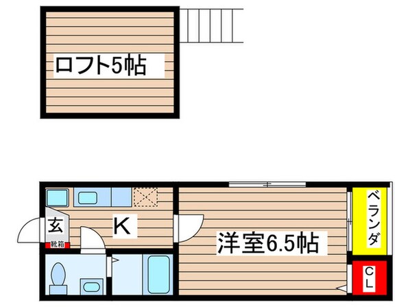 パル大喜町の物件間取画像